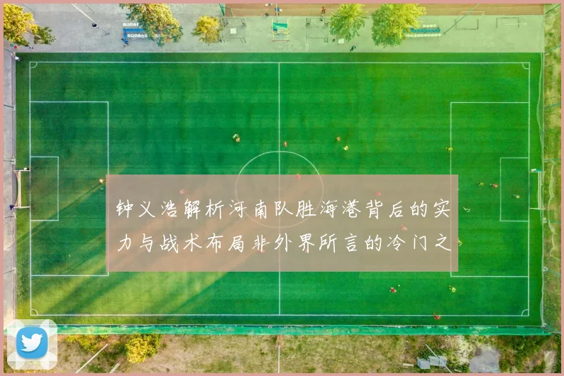 钟义浩解析河南队胜海港背后的实力与战术布局非外界所言的冷门之战